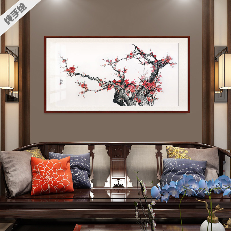 手工四尺专业真迹精品梅花国画