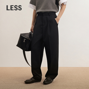 裤 女简约通勤西装 LESS秋冬宽松锥形长裤 2O0E11990 SAMUEL系列