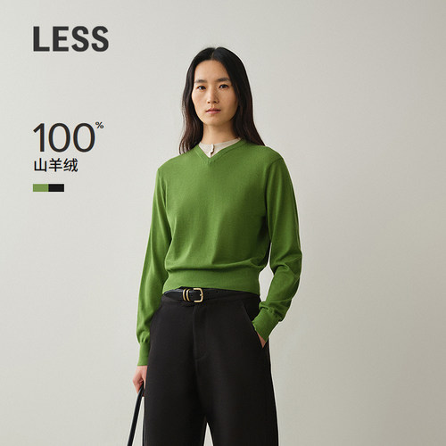 LESS套头羊绒针织衫女