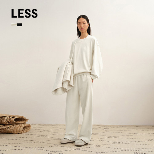 LESS休闲直筒香蕉卫裤女