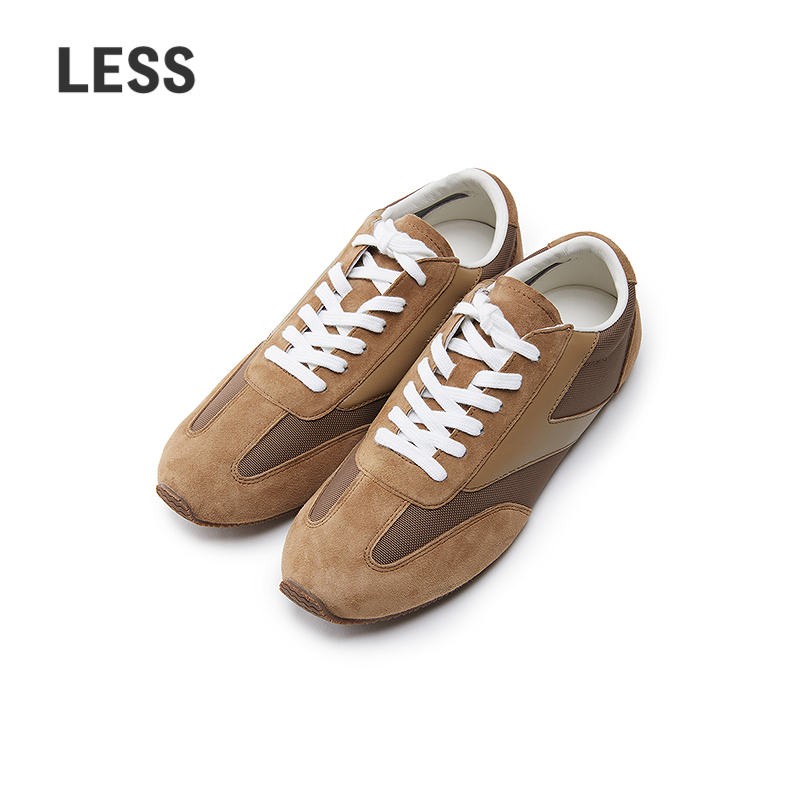 LESS休闲系带平底女式运动鞋