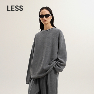 针织衫 绵羊毛休闲套头薄款 LESS2025冬新款 2PB31511H 商场同款