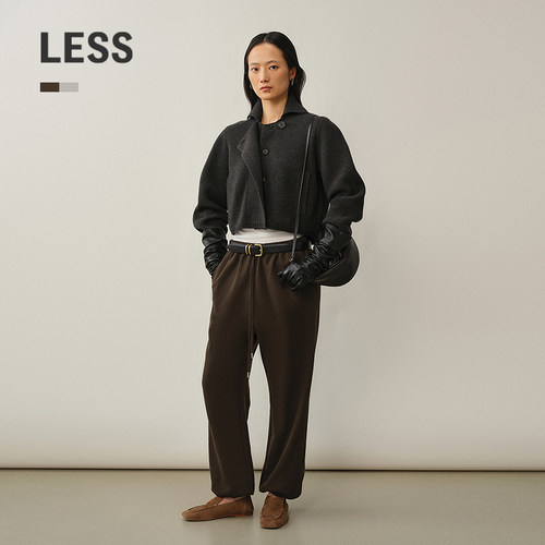 LESS抽绳束脚休闲卫裤