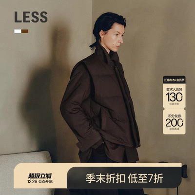 LESS衬衣+羽绒马甲两件套