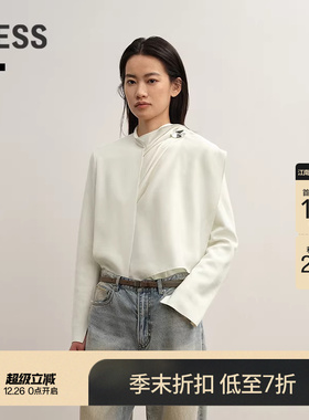 【商场同款/精工系列】LESS2025年秋新款气质针织开衫女2P9317840