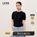 T恤版 女时尚 LESS春秋经典 型毛衫 2O7313700 绵羊毛休闲短袖 针织衫