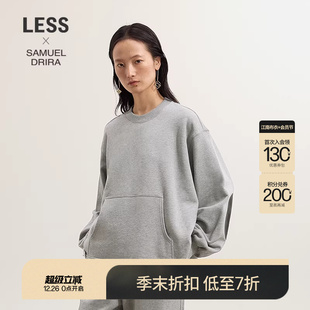 LESS2025秋新款 SAMUEL系列 休闲套头卫衣女2P9417170 商场同款