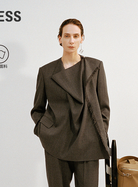 【商场同款/精工系列】LESS2025冬新款不规则领质感西装2PA717490