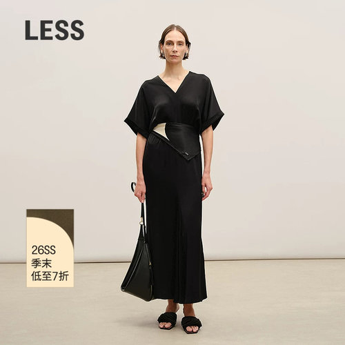 LESSV领气质休闲短袖连衣裙