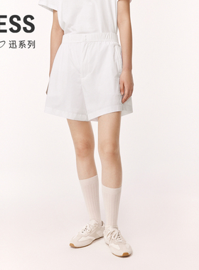 【迅系列】LESS中腰抽绳运动短裤女网眼内里舒适休闲裤2O4E12190