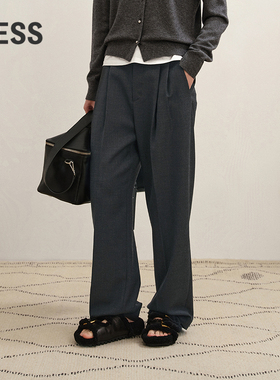 【商场同款】LESS2025年秋新款休闲通勤直筒西装长裤女2P9E17920