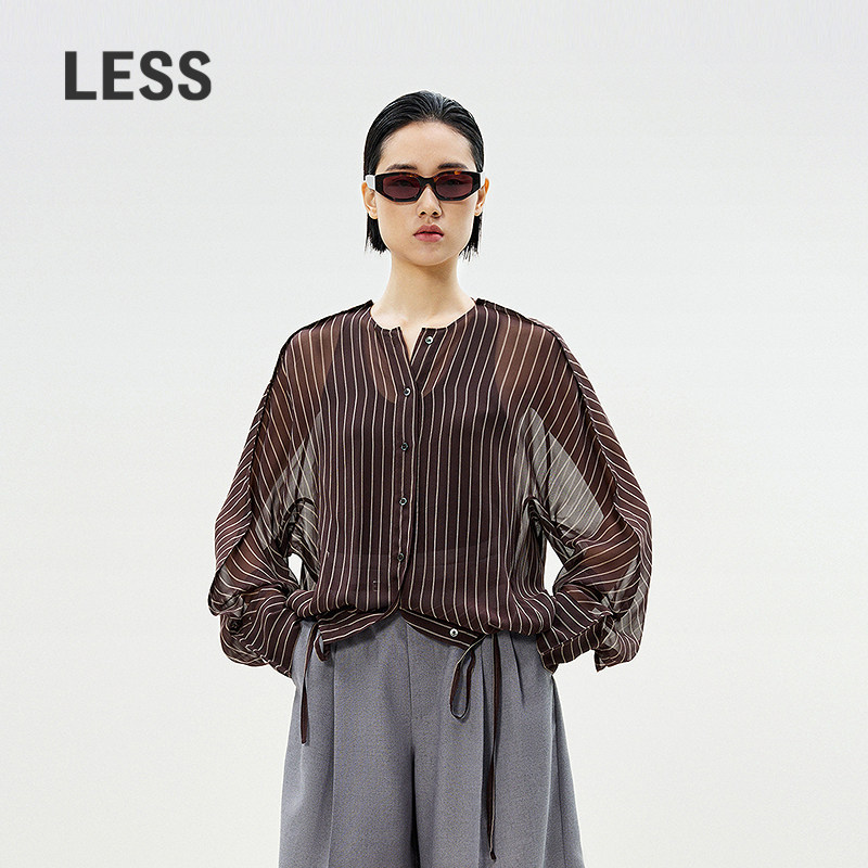 LESS休闲两件套叠穿背心图片