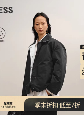 【商场同款】LESS2025年秋新款进口双面穿短款羽绒服女2P0C17590