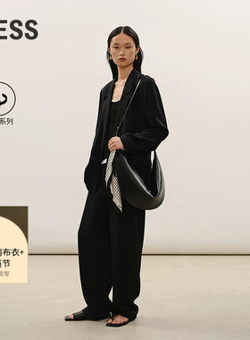 【商场同款】LESS2026夏新款通勤环保醋纤垂感直筒裤女2Q4E13650
