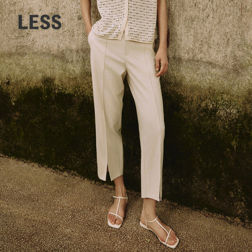 LESS美丽诺羊毛休闲裤