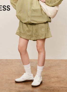 【0压系列】LESS休闲运动短裤女松紧腰百搭阔腿休闲裤2O7E12770