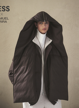 【商场同款/SAMUEL系列】LESS2025冬新大连帽鸭绒羽绒服2PBC16020