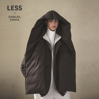 LESS大连帽鸭绒羽绒服