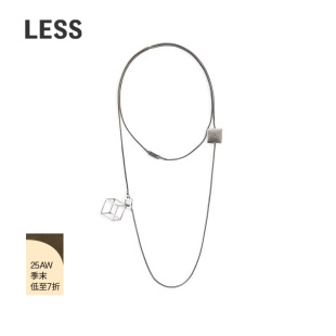 复古设计立方体女式 LESS2025年秋时尚 项链3P7K10250 商场同款
