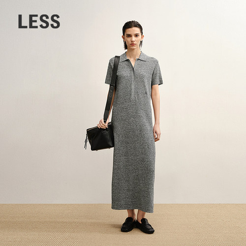LESS通勤短袖针织连衣裙
