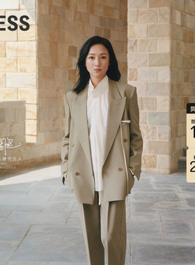 LESS春季5A桑蚕丝衬衫女重工立领设计感法式长袖衬衣2P1212900