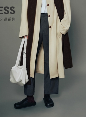 【迅系列】LESS春秋锥形西装裤女通勤全羊毛休闲九分裤2O8E11530