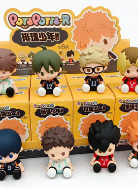 现货正版排球少年POTEPOTTE-R盲盒mini坐坐手办及川彻模型万代