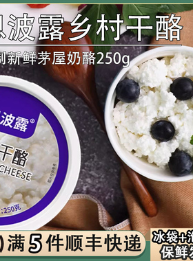 恩波露乡村干酪茅屋奶酪白干酪250g沙拉原制芝士Cottage cheese