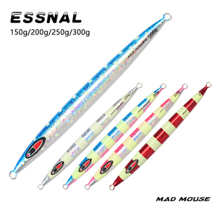长条夜光快抽铁板饵南油铅鱼150g200g250g300g MADMOUSE新款 包邮