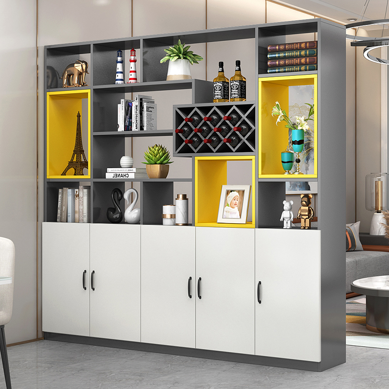 现代简约客厅隔断柜门厅柜屏风