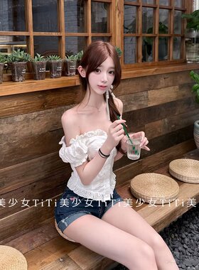 娃娃衫泡泡袖设计感短袖T恤