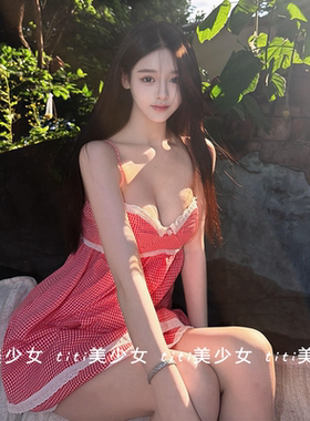 钢托连衣裙高腰性感背心短裙