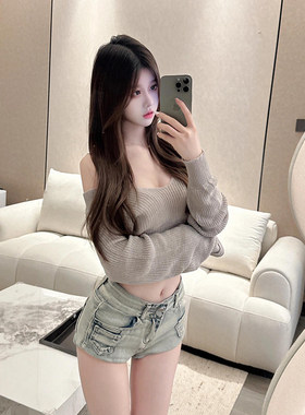 长袖上衣清纯少女薄款毛衣