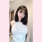 纯欲甜美风印花吊带背心女百搭无袖 TiTi美少女 外穿显瘦上衣