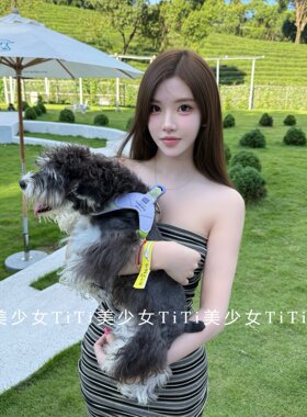 纯欲风性感抹胸连衣裙