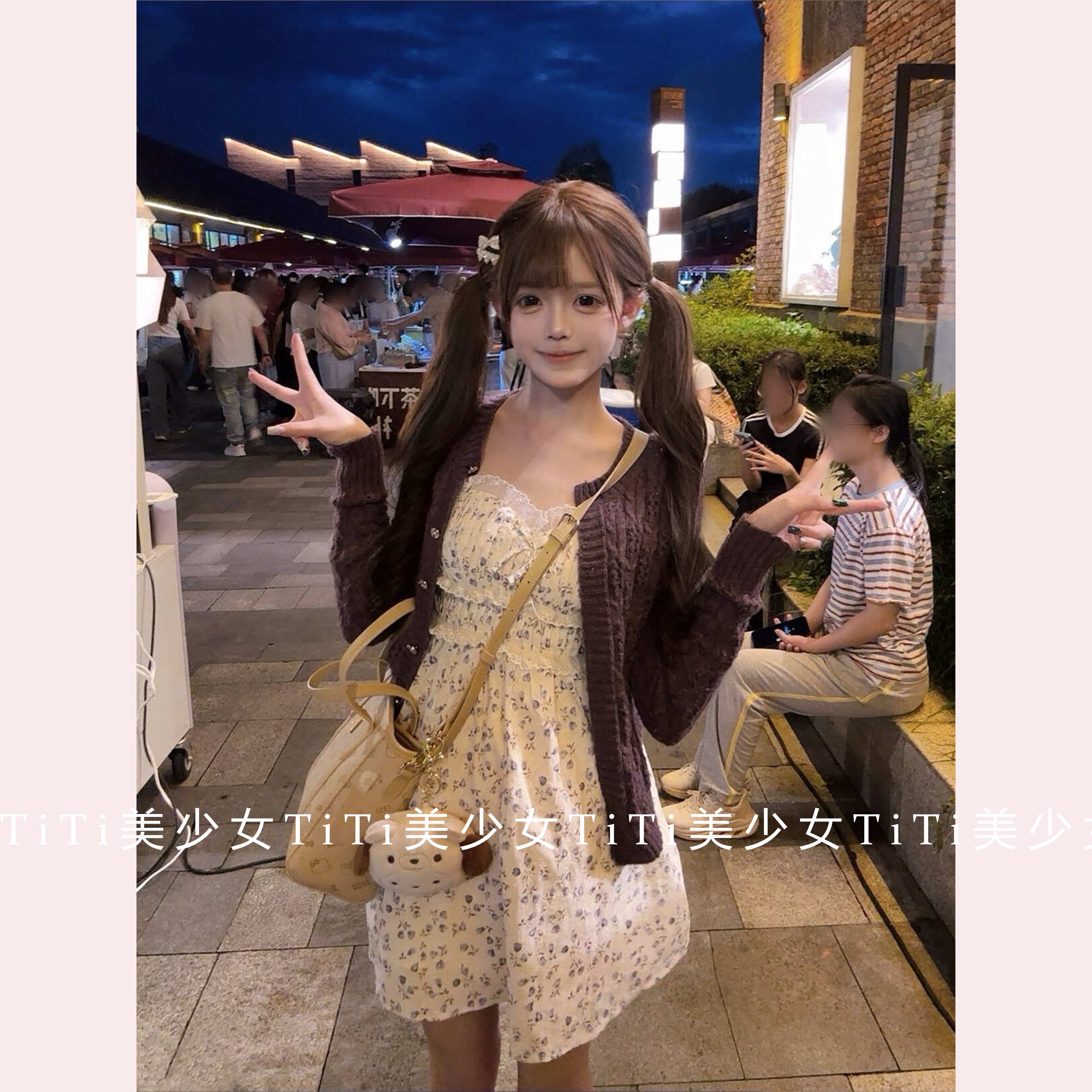 吊带连衣裙/针织毛衣开衫外套图片