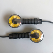 电动车转向灯48 雅迪转弯提示灯配件两轮车 60V高亮LED灯12V卡扣款