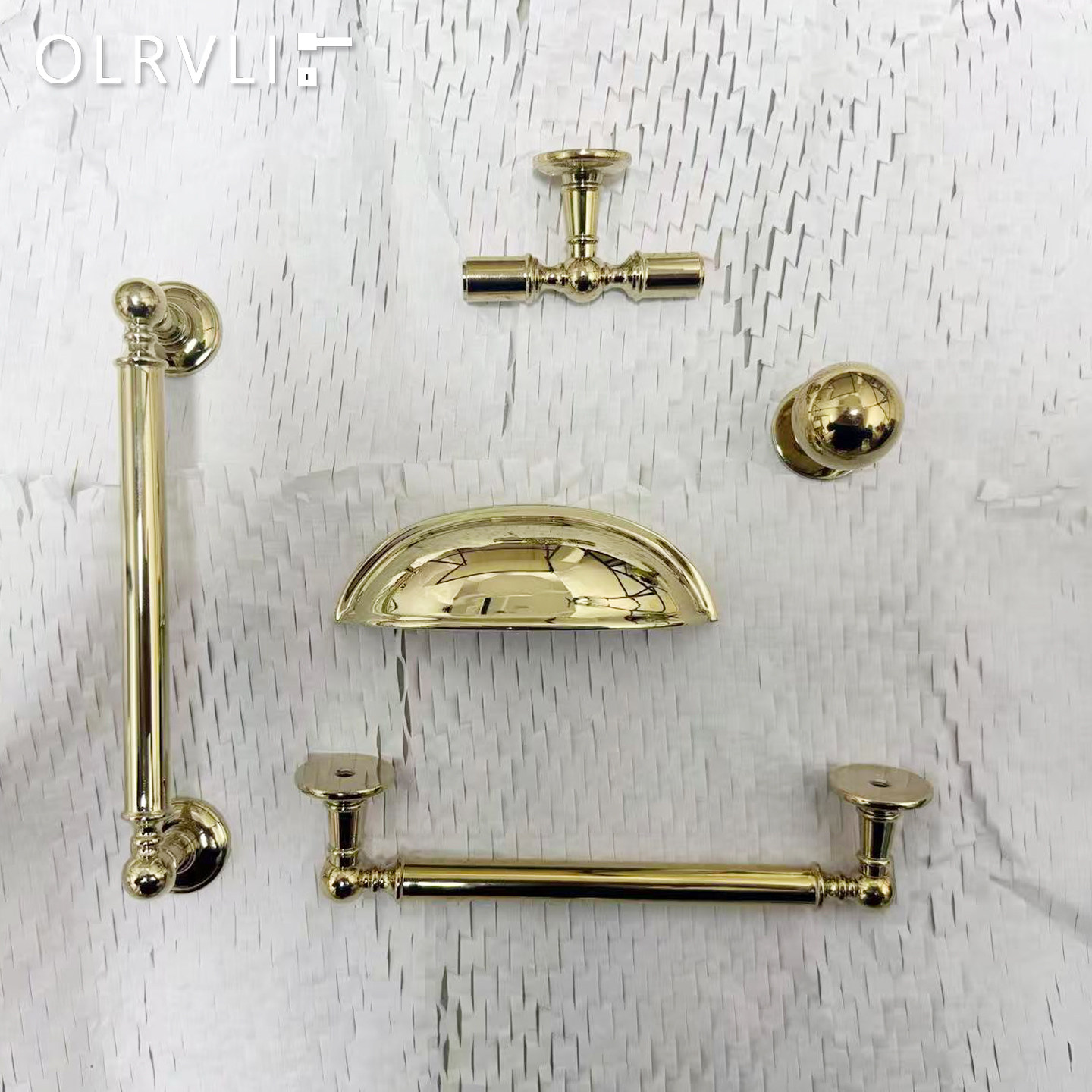 olrvli黄铜金色柜门小拉手美式橱柜抽屉贝壳拉手法式中古圆球把手,基础建材,小拉手,淘宝优惠券,粉丝福利购,淘宝优惠卷