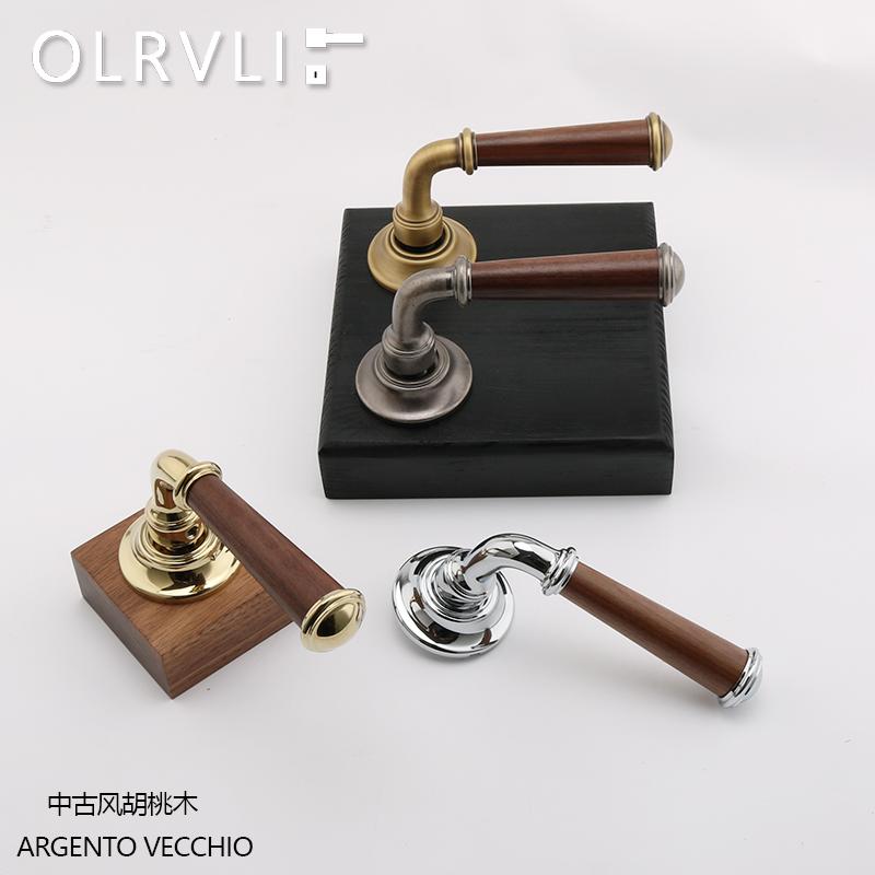 意大利中古风胡桃木锁
