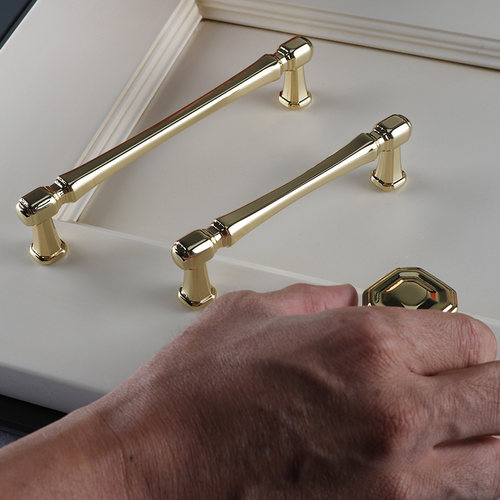 意大利原装进口金色黄铜色门拉手