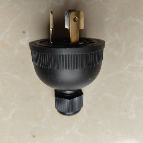 汽油发电机配件专用加厚插头3/5/6.5kw美式插头插座220v输出