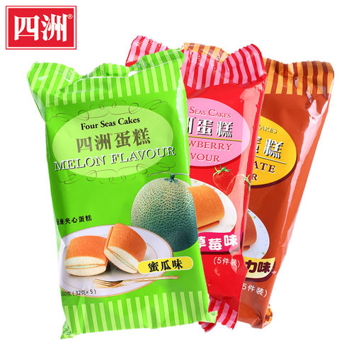 四洲夹心蛋糕160g早餐办公室小吃