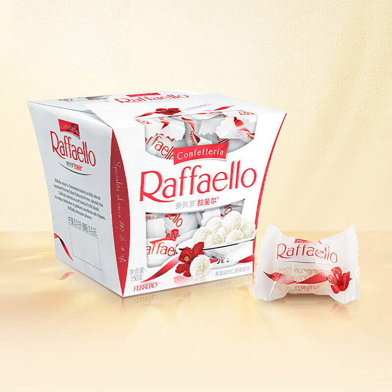 费列罗拉斐尔脆雪柔酥球休闲零食喜糖椰蓉糖果生日送礼圣诞礼物