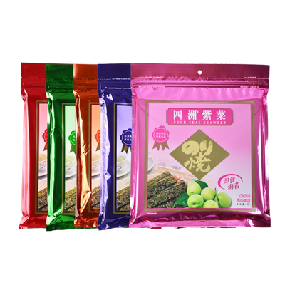 四洲即食紫菜418g海苔口味休闲