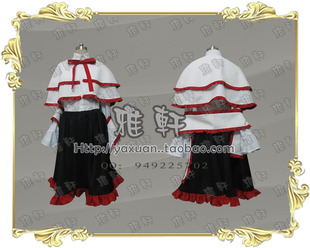 雅轩cosplay服装  东方project 风 永江 衣玖  新品