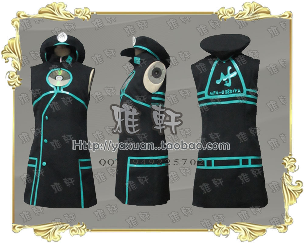 雅轩cosplay服装  《初音未来：歌姬计划f》初音miku  新品