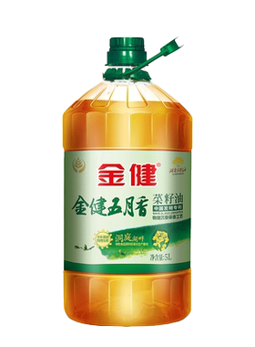 金健菜籽油非转基因物理压榨5L