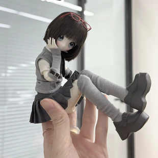 正品X11别动我的齐刘海BJD盲盒特六可动人偶植发娃娃摆件新年礼物