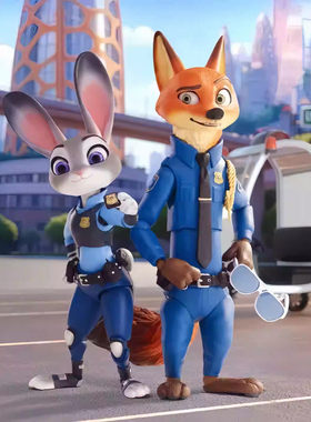 新品MORSTORM魔力风暴疯狂动物城可动人偶盲盒周边手办摆件女礼物