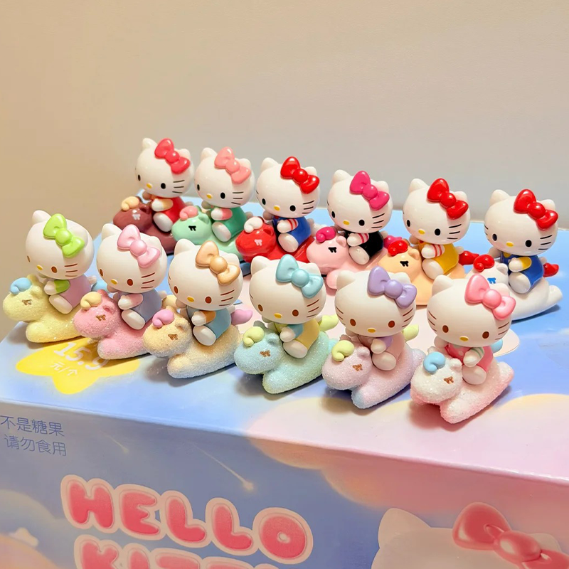 正品TOPTOY Hello Kitty童心小马系列盲袋萌趣豆萌粒摆件手办礼物